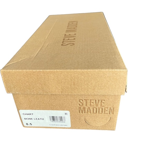 Steve Madden Chart Leather Knot Detail Flat Mules Mules NIB - Picture 9 of 16